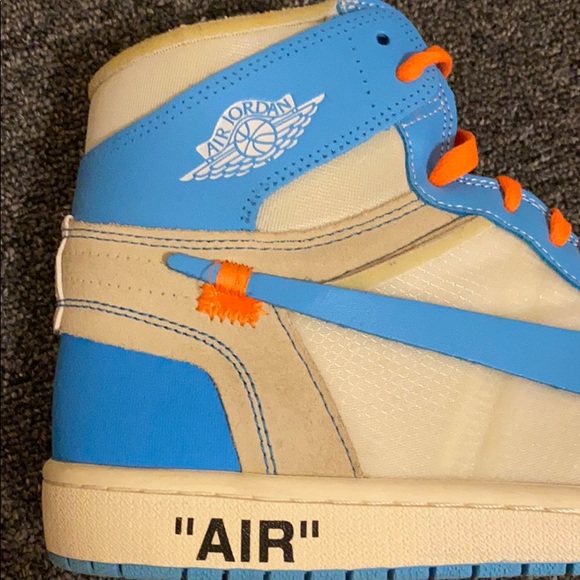 Off White Air Jordan 1s UNC - Picture 7 of 7